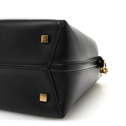 Saint Laurent Smooth Shiny Calfskin Monogram Le 37 Small Bucket Bag Black 9 of 9