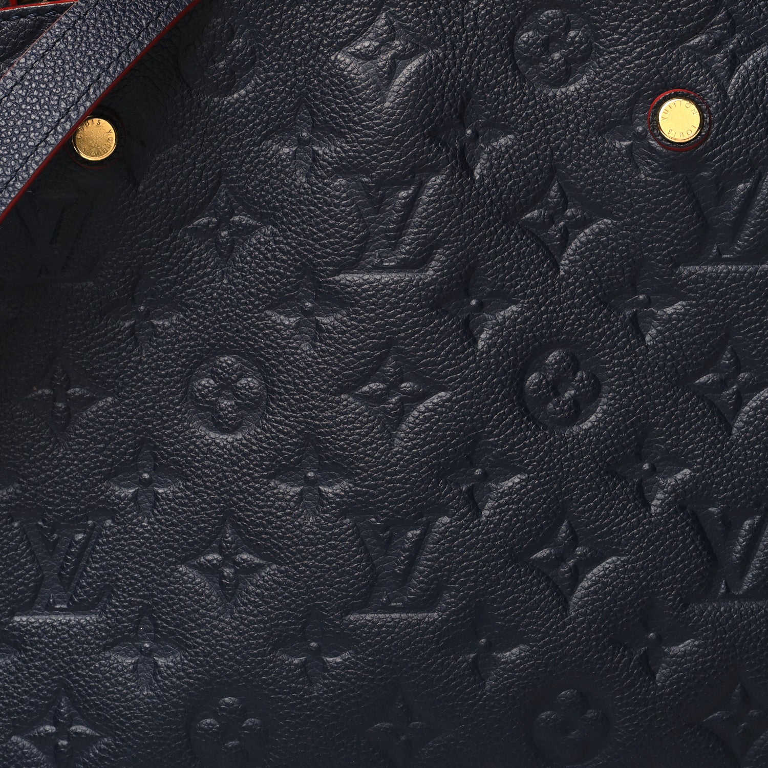 Louis Vuitton Empreinte Montaigne MM Marine Rouge 9 of 11