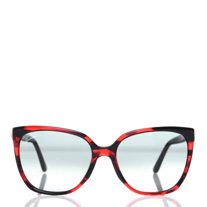 Gucci Oversized Sunglasses GG 3502/B/S Red Black 2 of 8