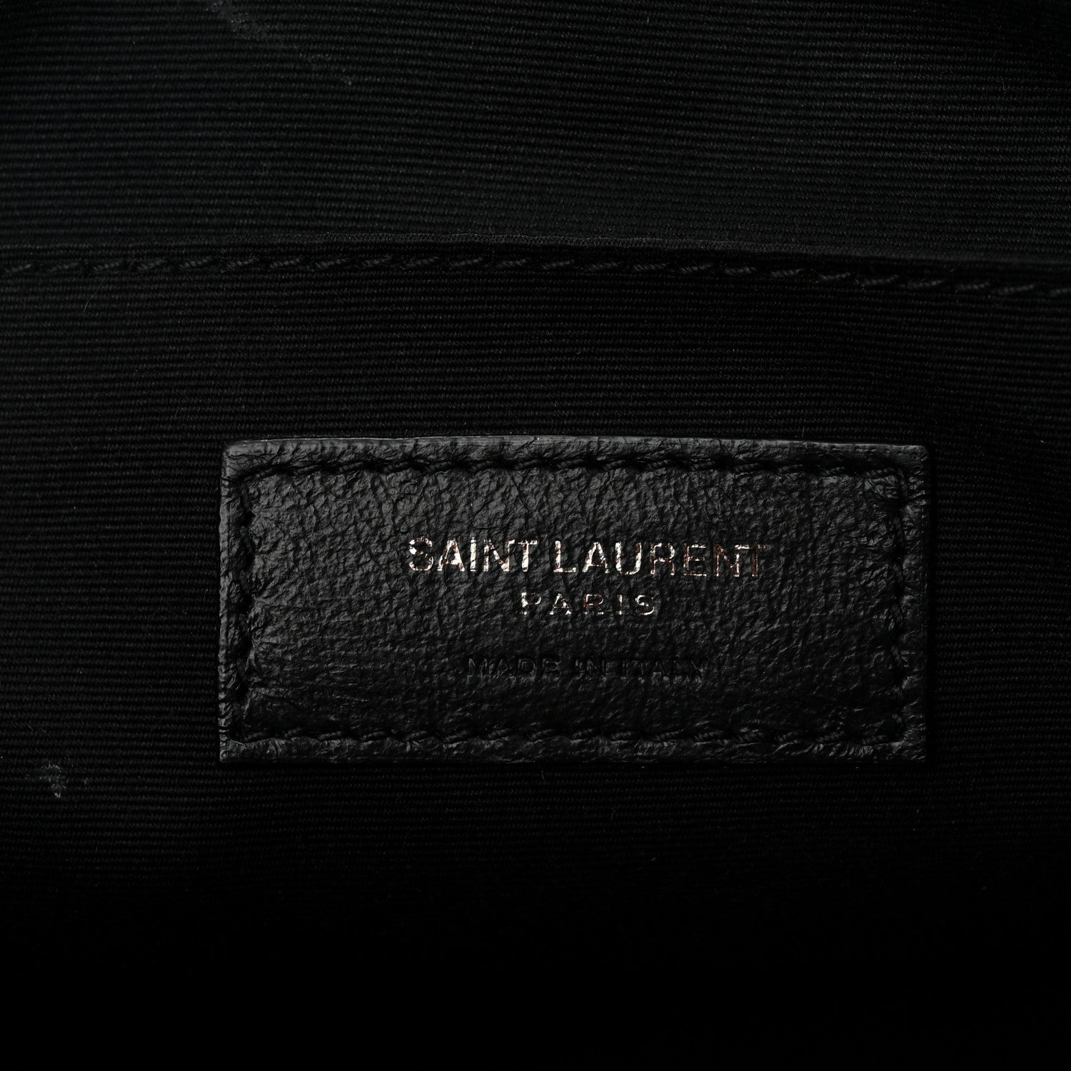 Saint Laurent Calfskin Matelasse Monogram Lou Camera Bag Black 6 of 10