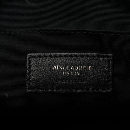 Saint Laurent Calfskin Matelasse Monogram Lou Camera Bag Black 6 of 10