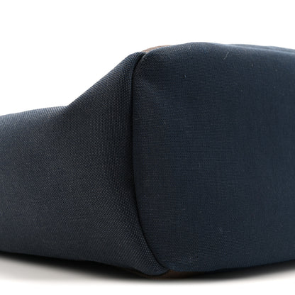 Hermes Toile Sac De Pansage Groom Bleu Navy Feu 10 of 13