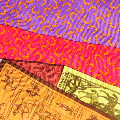 Hermes Silk A Cheval Sur Mon Carre Scarf 90 5 of 5