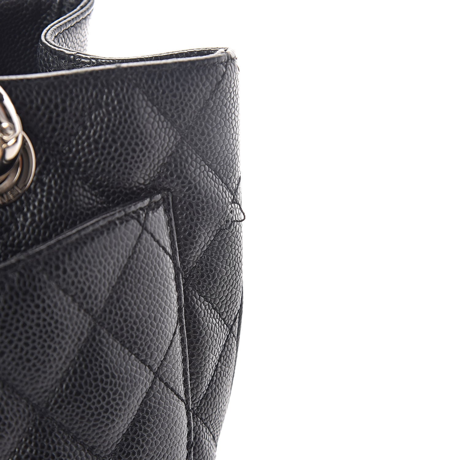Chanel Caviar Quilted Grand Shopping Tote GST Black 8 of 11