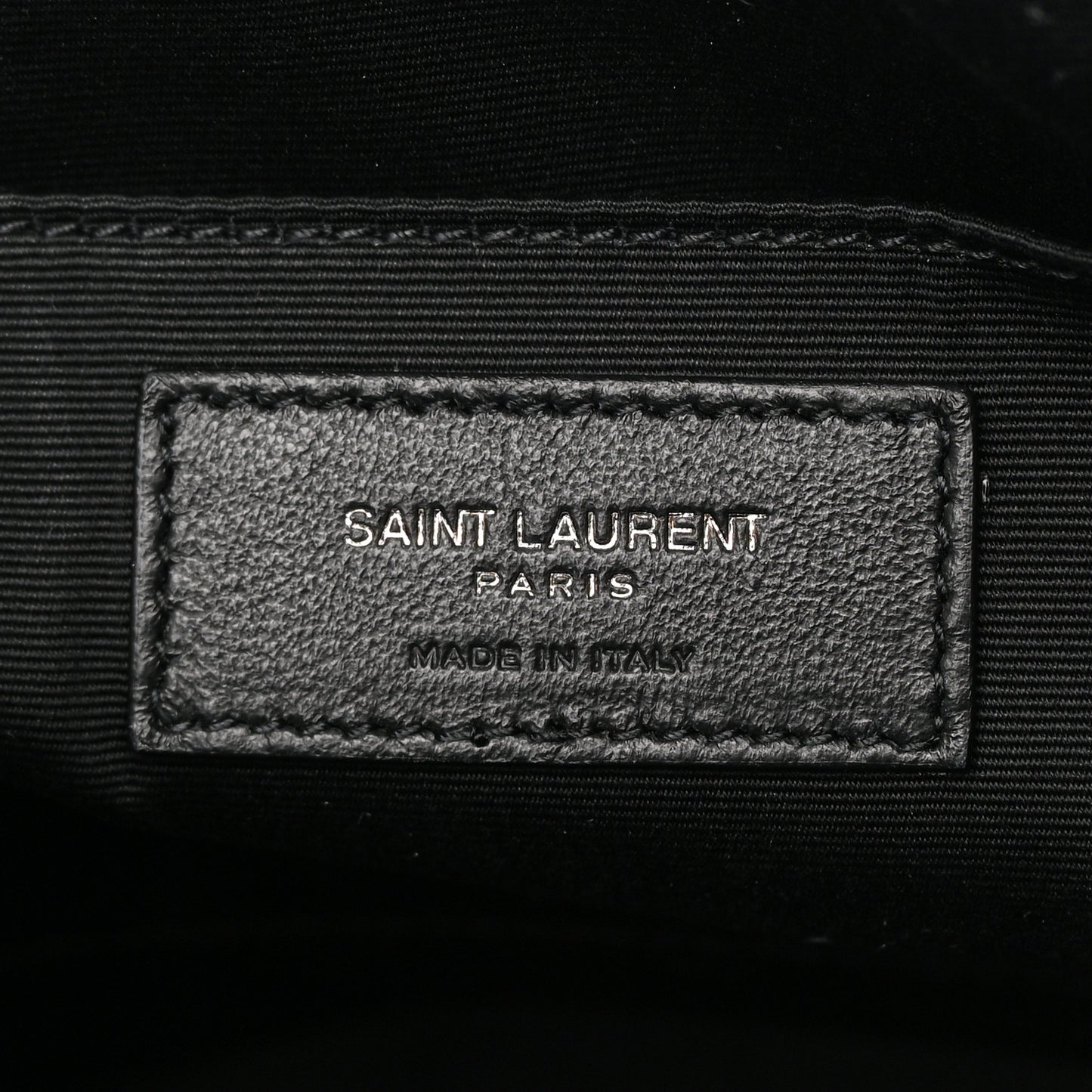 Calfskin Matelasse Monogram Lou Camera Bag Black