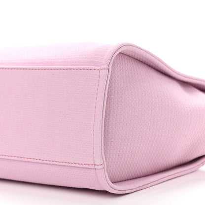 Chanel Mixed Fibers Small Deauville Tote Pink 9 of 10