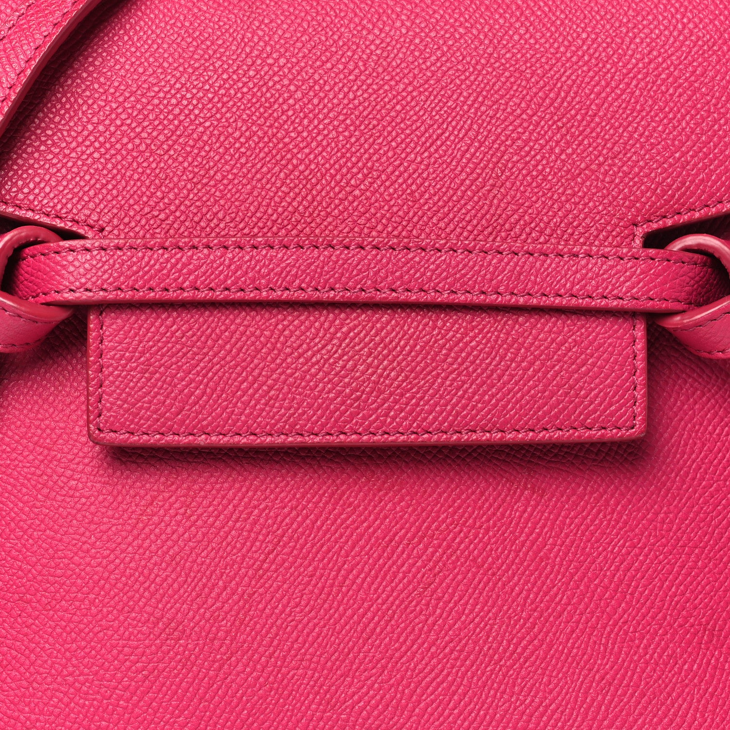 Celine Grained Calfskin Nano Belt Bag Raspberry 8 of 14