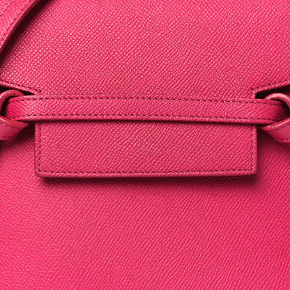Celine Grained Calfskin Nano Belt Bag Raspberry 8 of 14