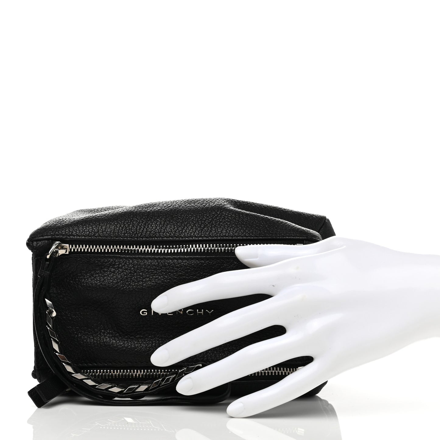 Sugar Goatskin Pandora Wristlet Black