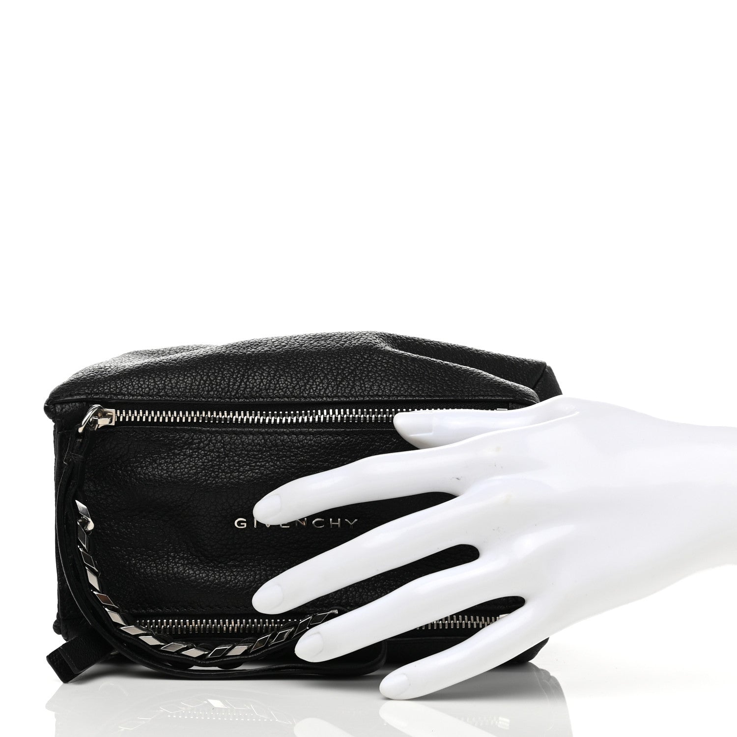 Givenchy Sugar Goatskin Pandora Wristlet Black 2 of 8