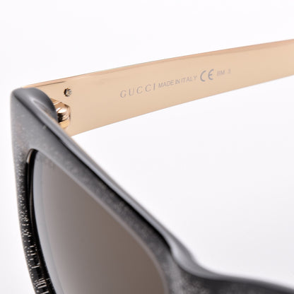 Gucci Glitter Cat Eye Sunglasses 3739/N/S Black 5 of 7