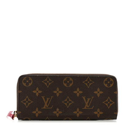 Louis Vuitton Monogram Clemence Wallet Fuchsia 1 of 10