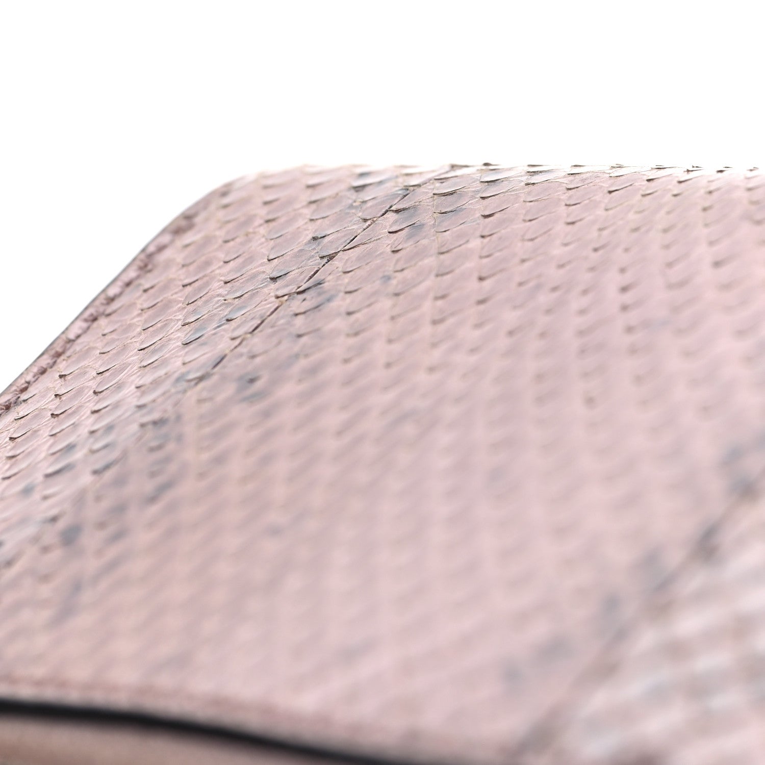 Saint Laurent Lacquer Ayers Fragments Bi-Fold Zipped Wallet  Rose Brown 9 of 10