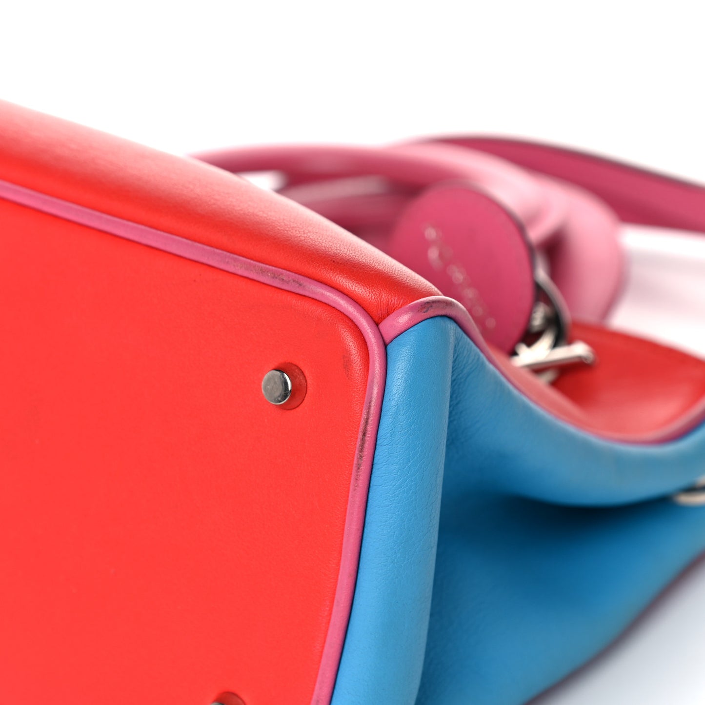 Calfskin Tri-Color Mini Diorissimo Tote