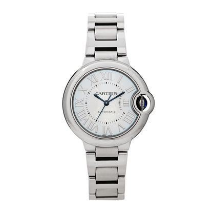 Cartier Stainless Steel 33mm Ballon Bleu De Cartier Automatic Watch Ice Blue 1 of 5