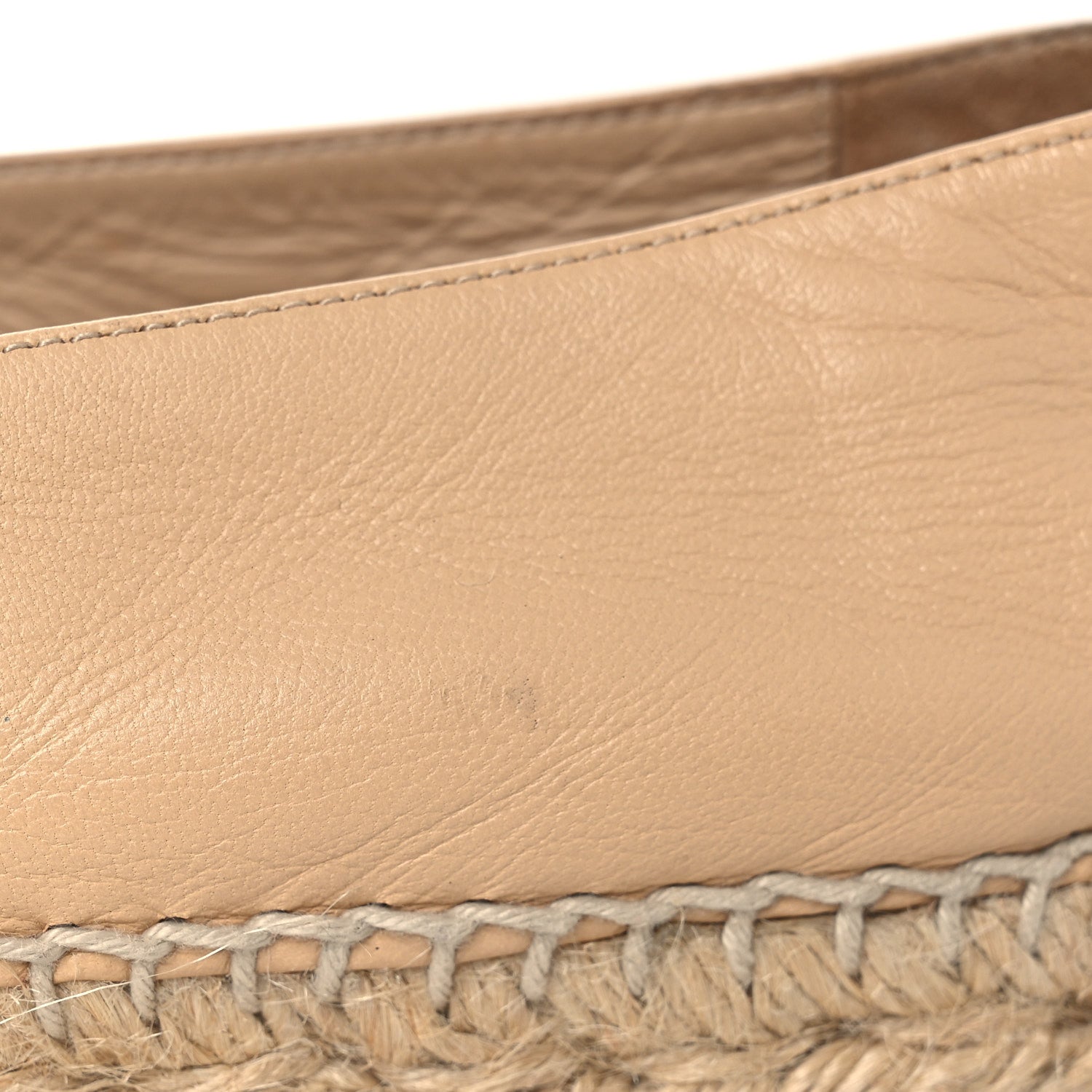 Chanel Lambskin CC Espadrilles 37 Beige Black 11 of 15