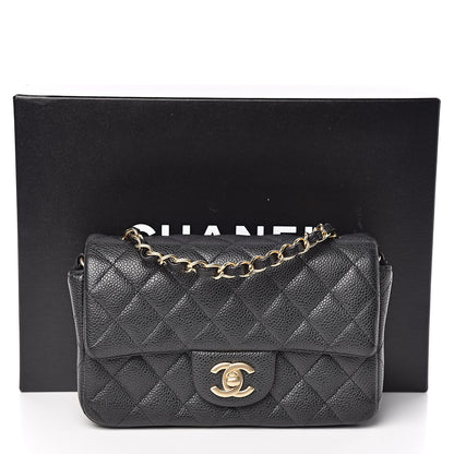 Chanel Caviar Quilted Mini Rectangular Flap Black 10 of 10