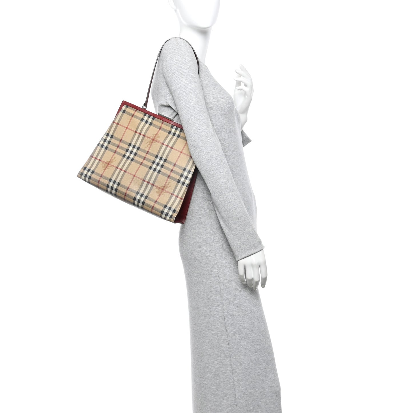 Haymarket Check Shoulder Bag Red