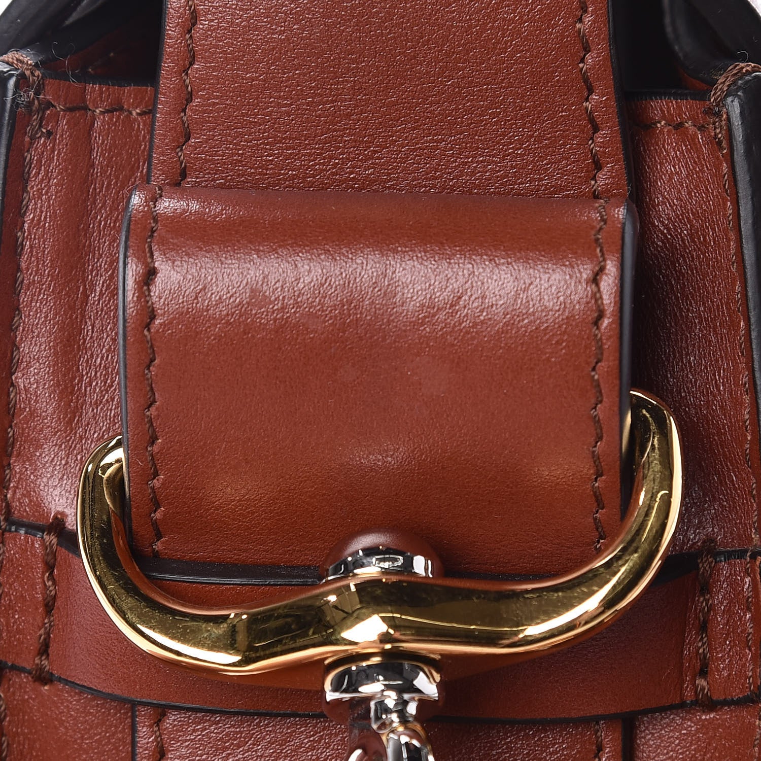 Chloe Calfskin Small Tess Bag Sepia Brown 8 of 15