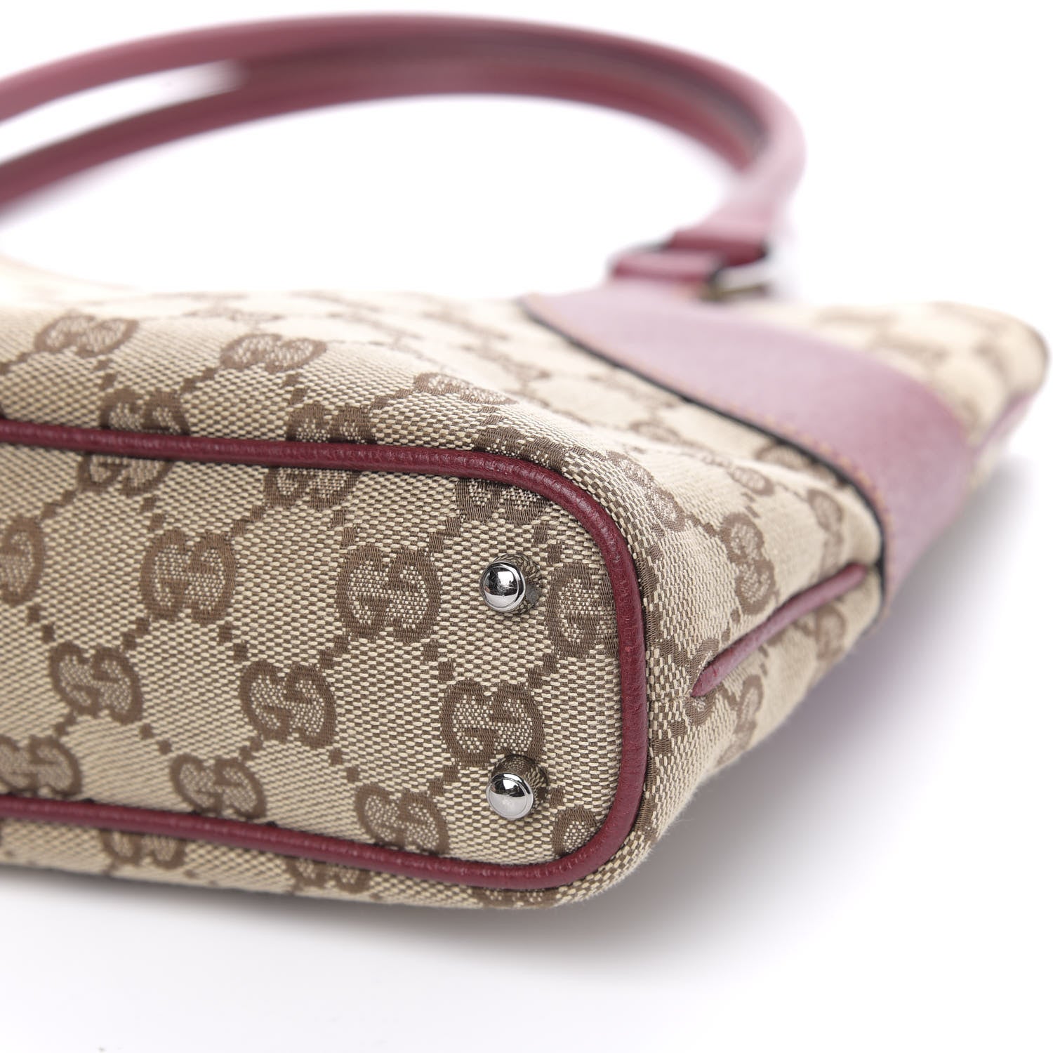 Gucci Monogram Shoulder Bag Red 9 of 12