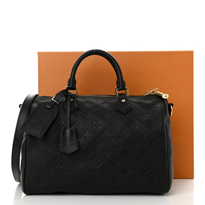 Louis Vuitton Empreinte Monogram Speedy Soft 30 Black 10 of 10