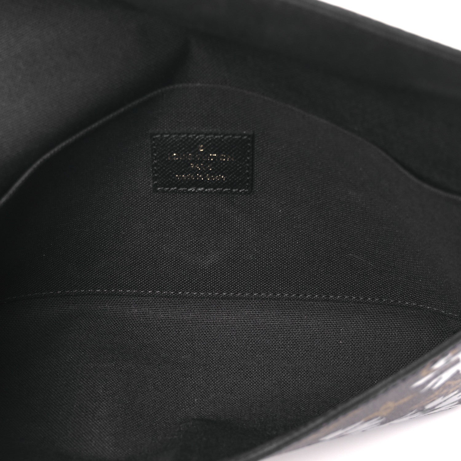 Louis Vuitton Monogram Blossom Pochette Felicie Chain Wallet Black 6 of 15