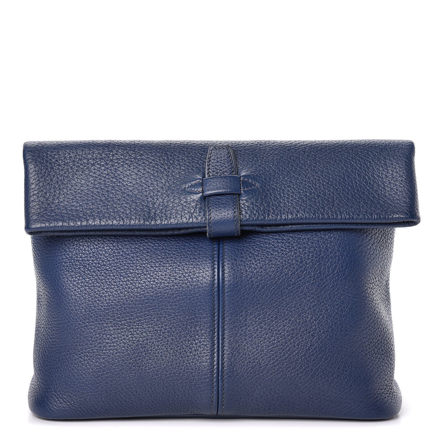 Hermes Taurillon Clemence Foldover Clutch 1 of 8
