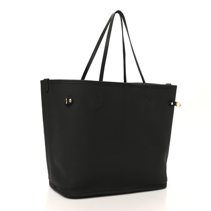Louis Vuitton Monogram Calfskin Neo Neverfull Inside Out MM Black 5 of 15