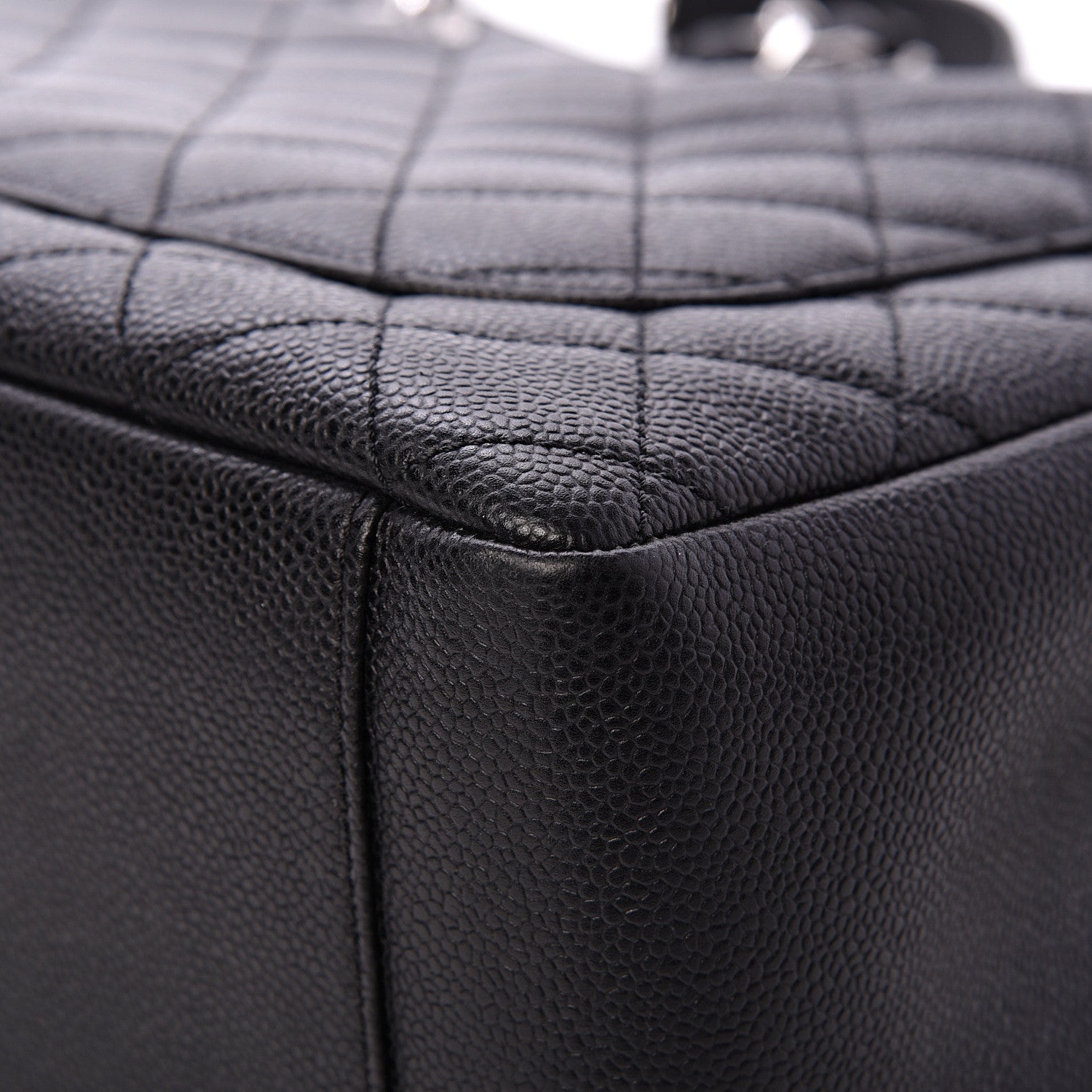 Chanel Caviar Quilted Grand Shopping Tote GST Black 10 of 11