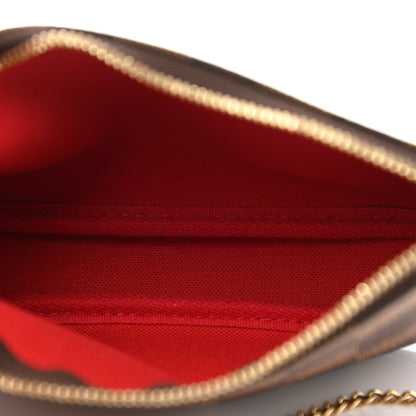 Louis Vuitton Damier Ebene Mini Pochette Accessories 4 of 5