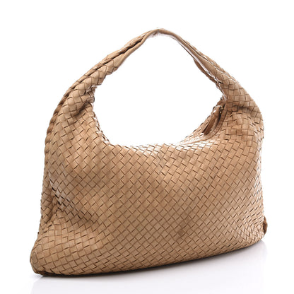 Bottega Veneta Nappa Intrecciato Large Veneta Hobo Camel 2 of 8