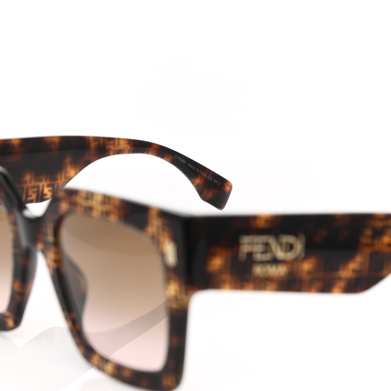 Fendi Acetate FF Sunglasses FF 0457/G/S Havana 5 of 6