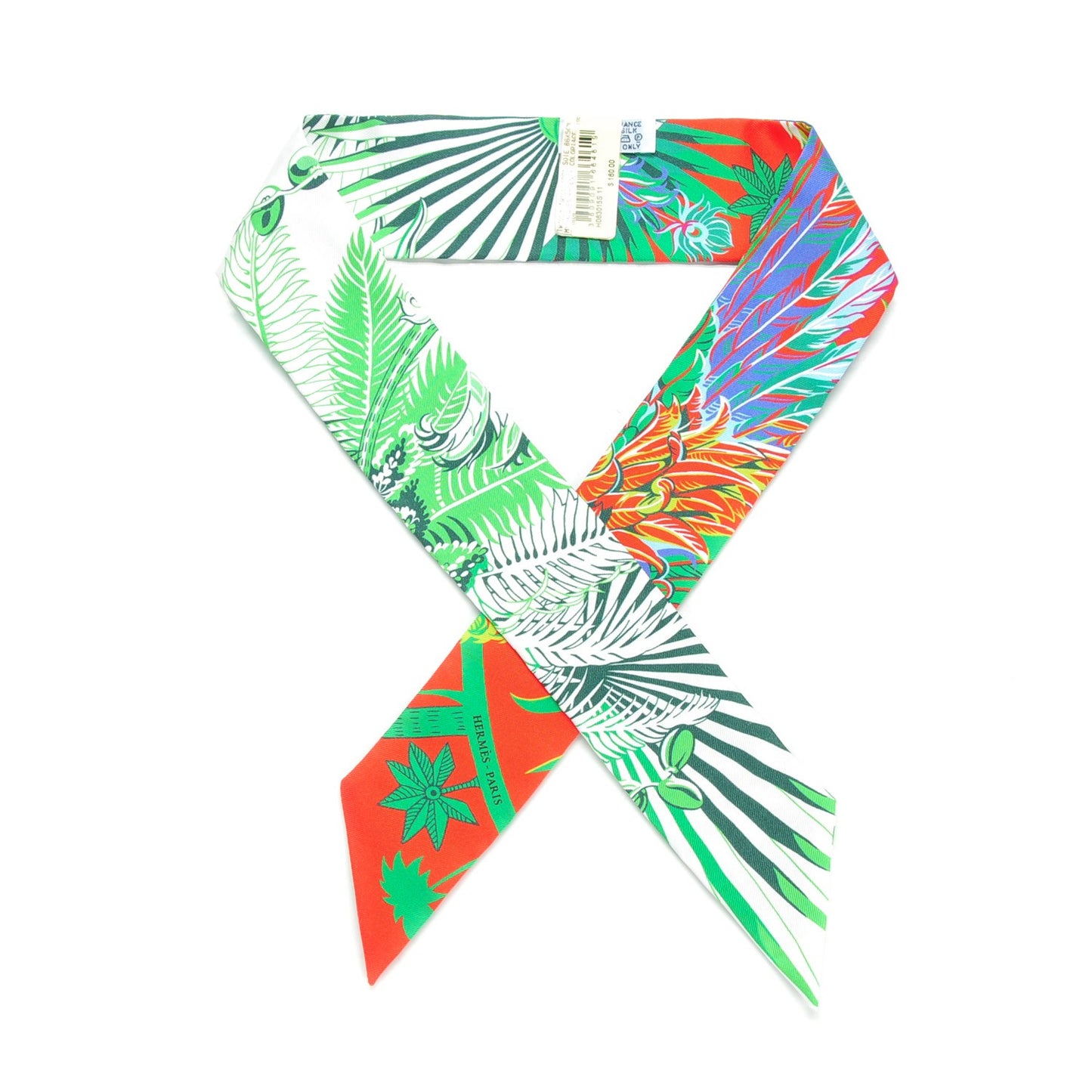 Silk Mythiques Phoenix Coloriages Twilly Blanc Vert Rouge