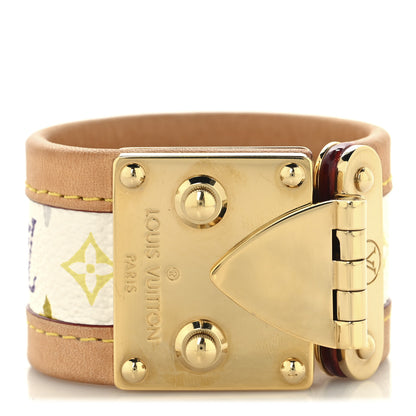 Louis Vuitton Monogram Multicolor S Lock Bracelet White 1 of 12