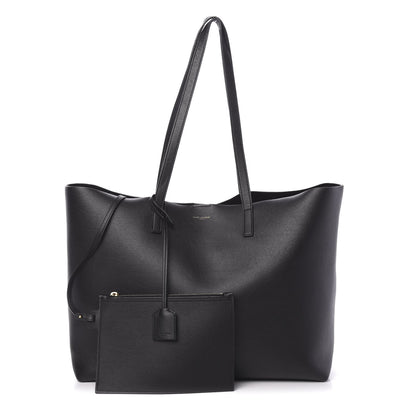 Saint Laurent Calfskin Large Shopping Tote Black 1 of 13