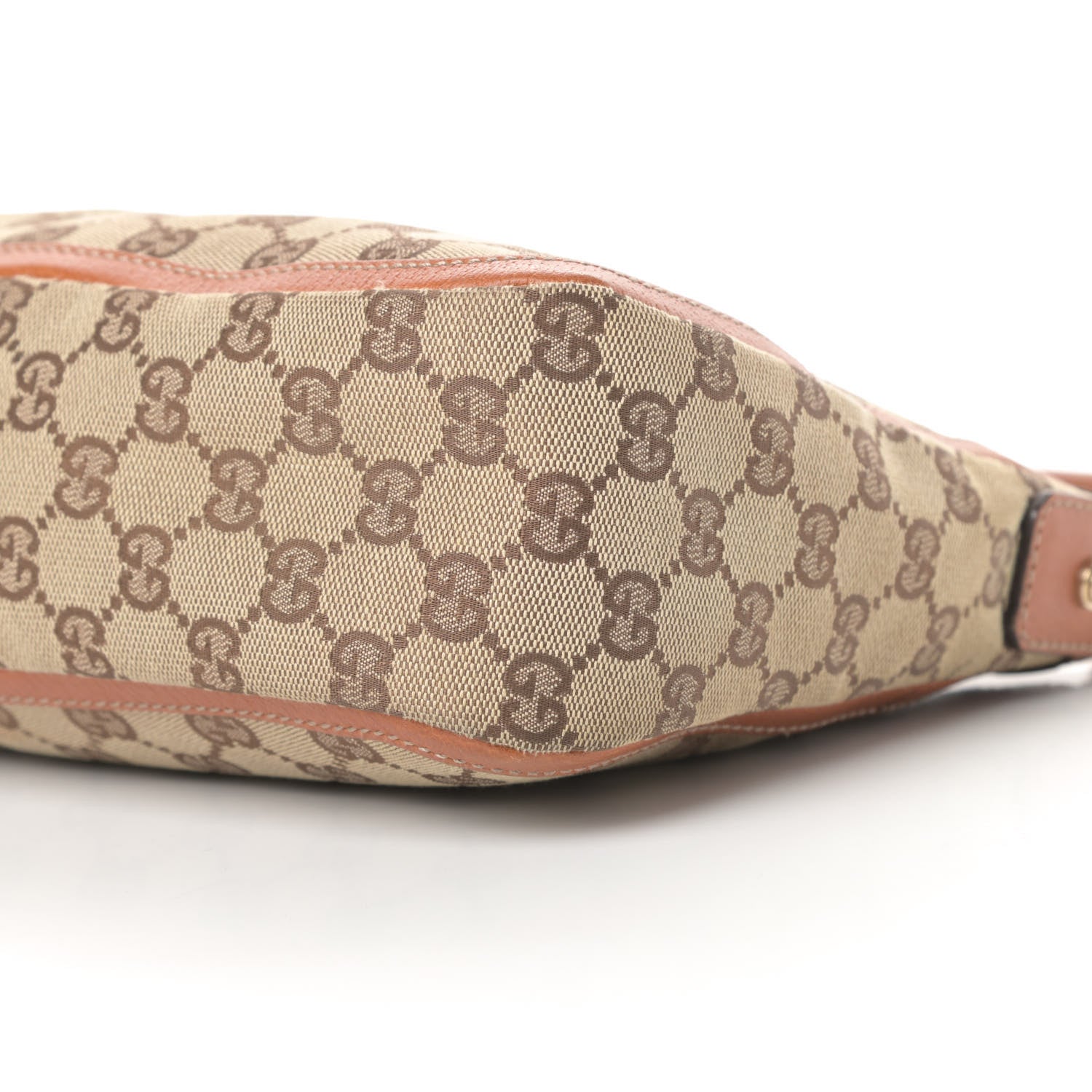 Gucci Monogram Small Abbey Shoulder Bag Brown 10 of 13