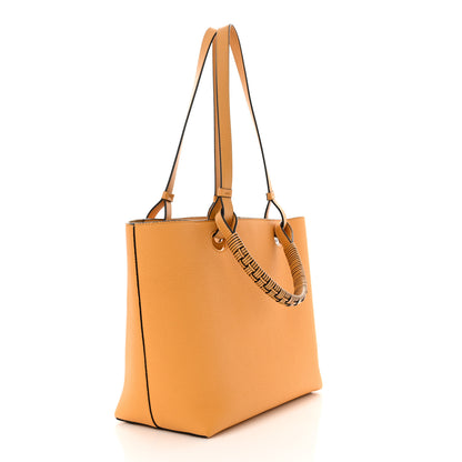 Loewe Grained Calfskin Small Anagram Tote Saffron Yellow 3 of 12