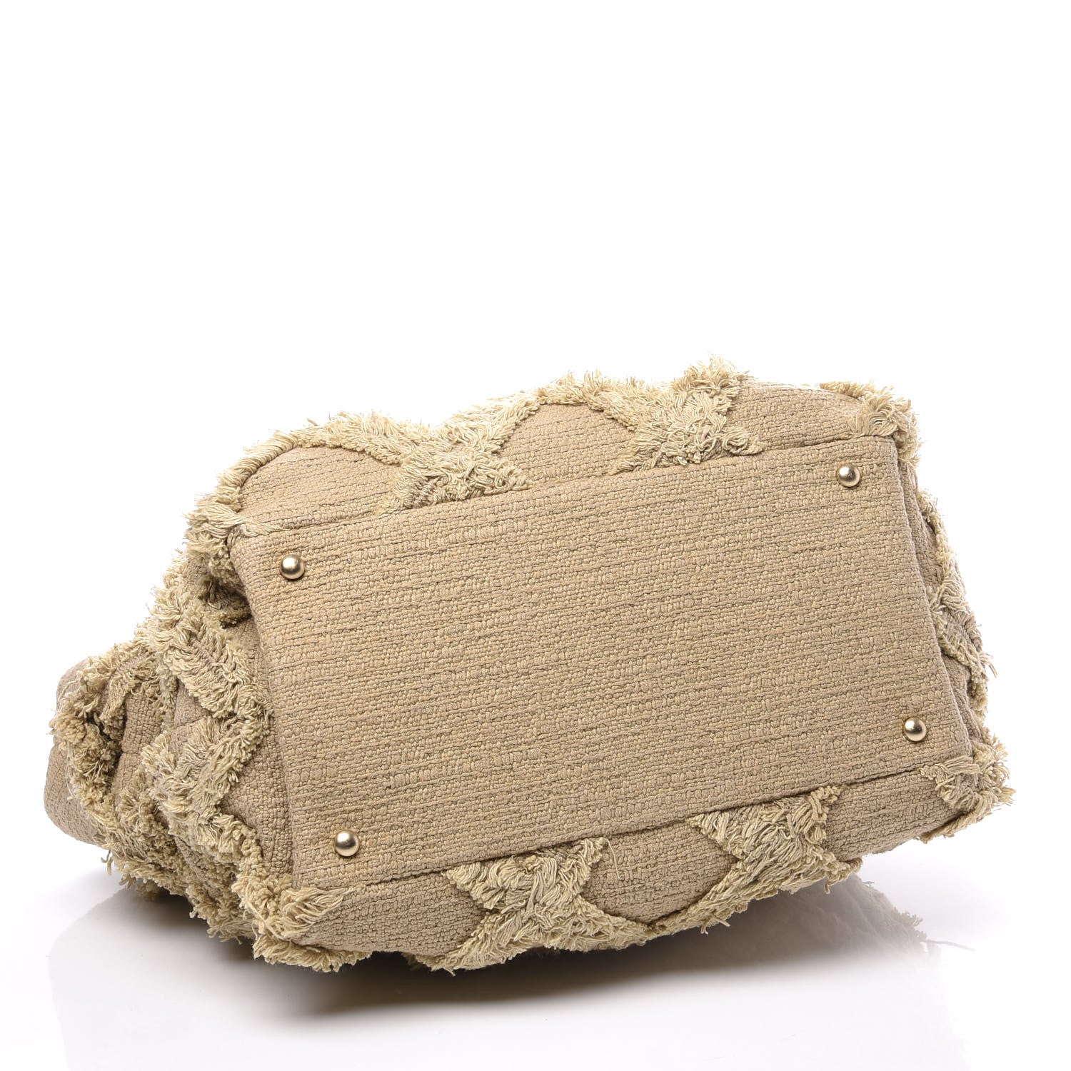 Chanel Tweed Nature Tote Beige 3 of 10