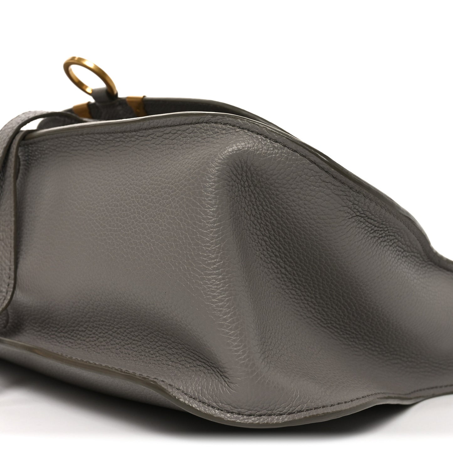 Calfskin Small Marcie Satchel Cashmere Grey