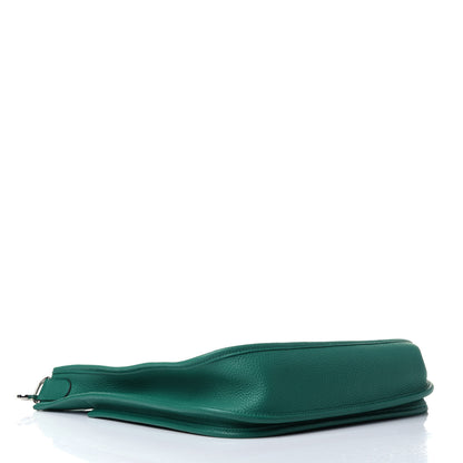 Hermes Taurillon Clemence Evelyne III PM Vert Vertigo 3 of 10