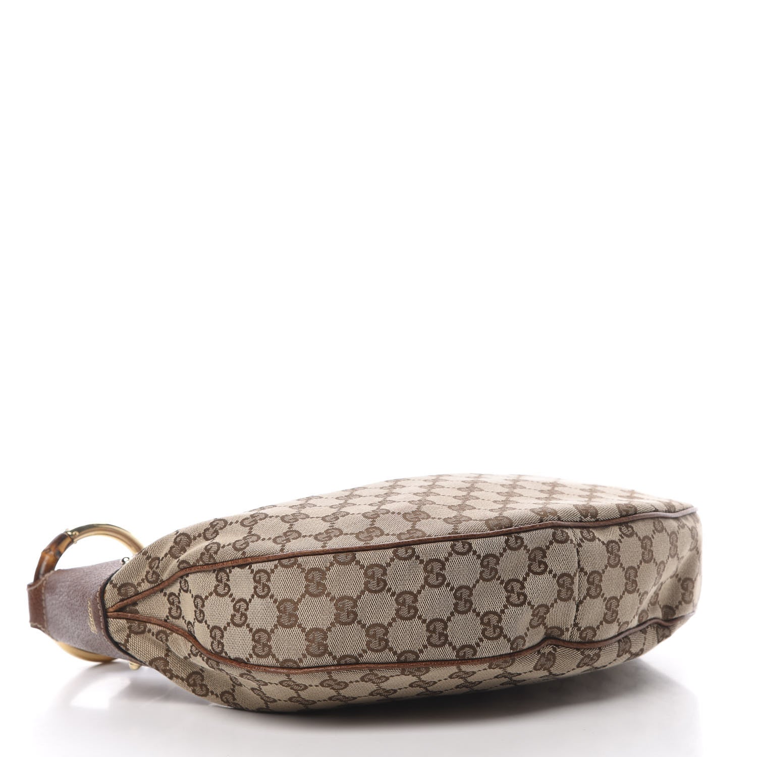 Gucci Monogram Bamboo Ring Hobo Brown 4 of 14