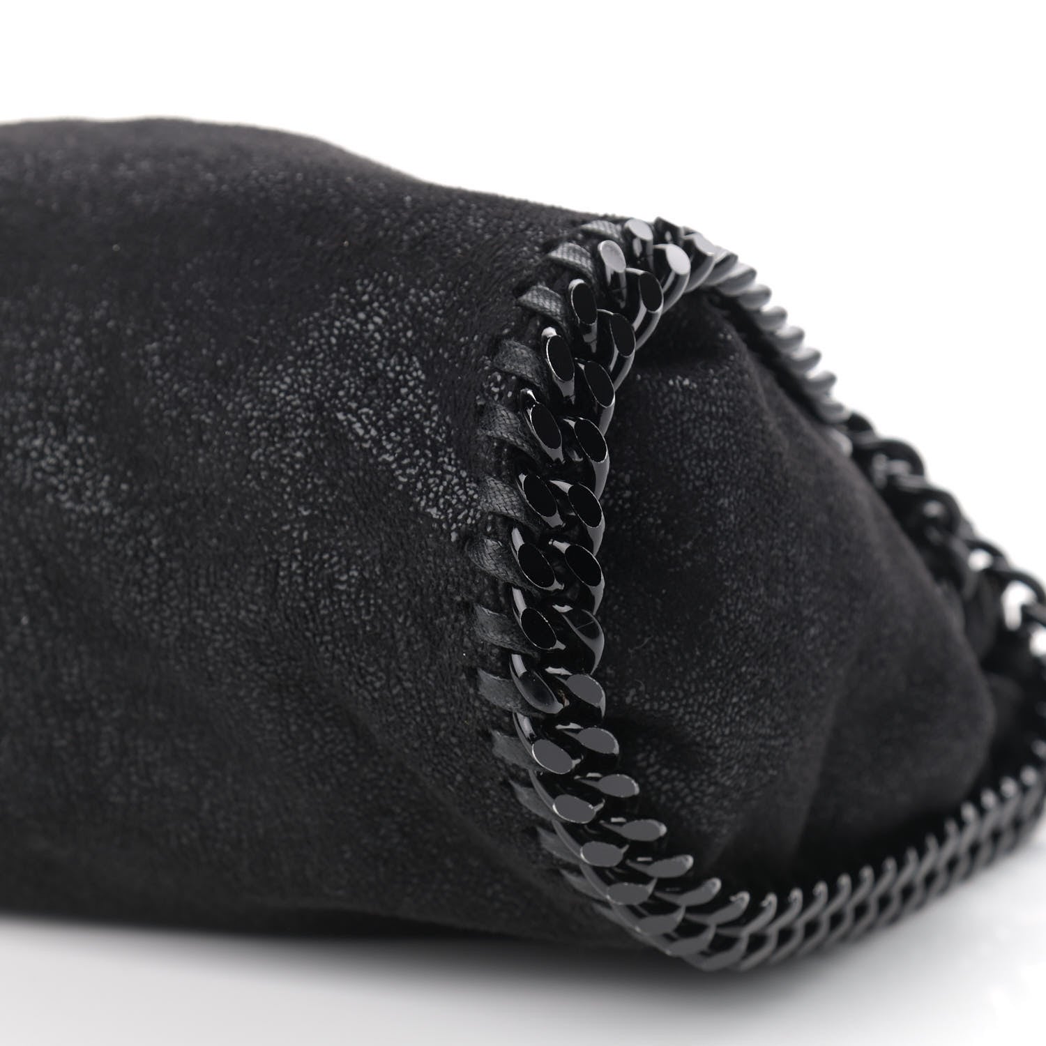 Stella McCartney Shaggy Deer Falabella Fold Over Tote Black 8 of 8