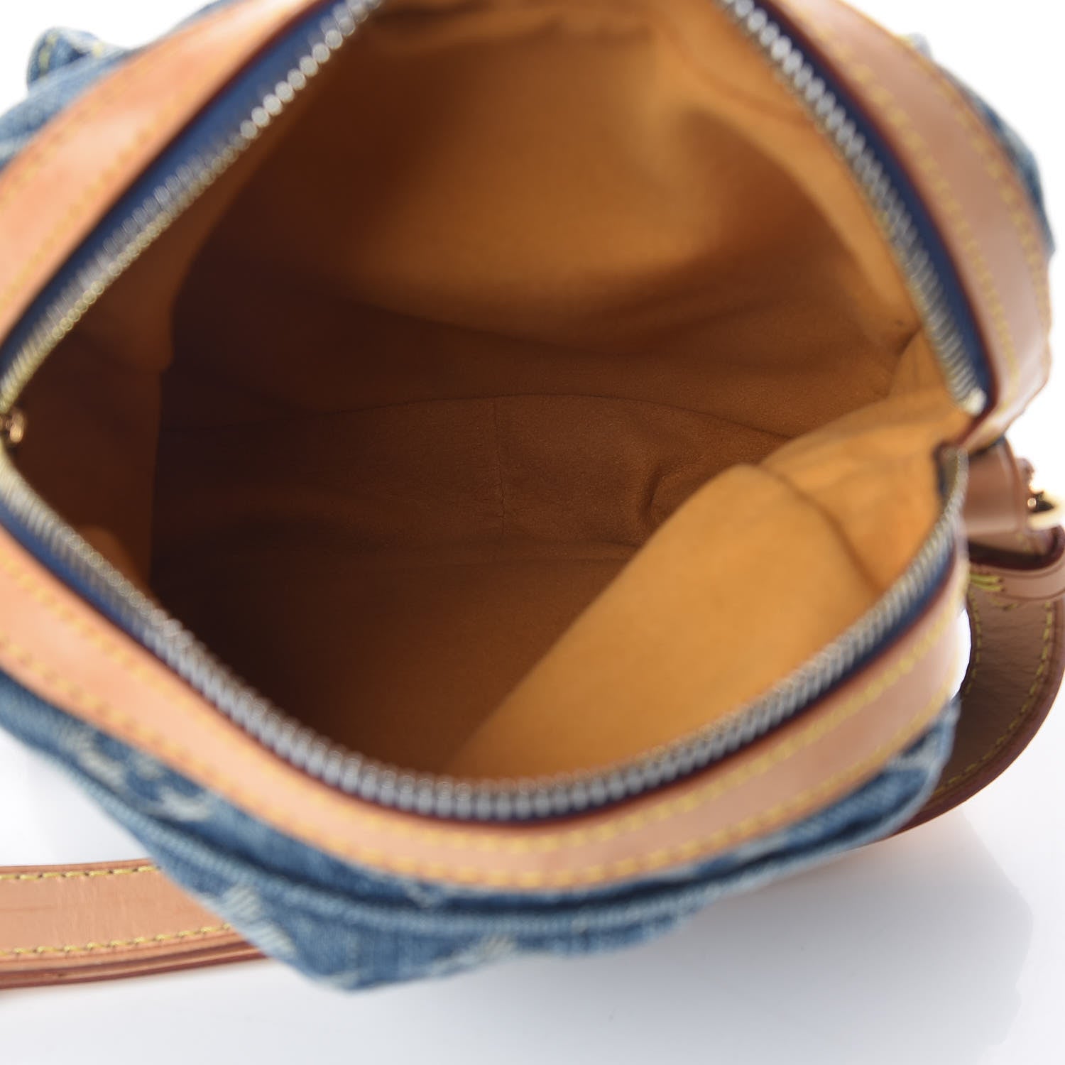 Louis Vuitton Denim Camera Bag Blue 5 of 10