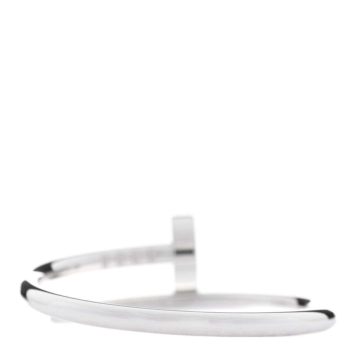 Cartier 18K White Gold Small Juste Un Clou Ring 61 9.75 3 of 5