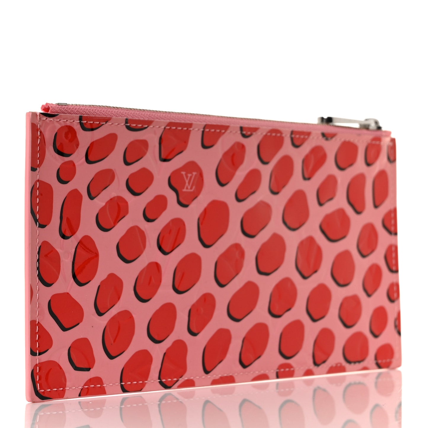 Vernis Jungle Dots Felicie Chain Wallet Zippered Insert Sugar Pink Poppy