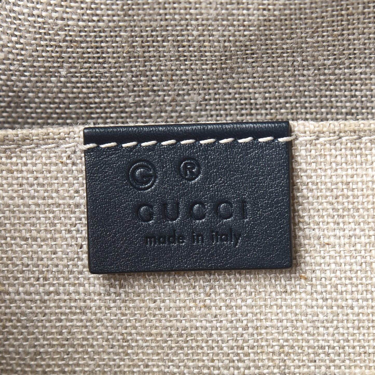 Soft Microguccissima Mini Dome Bag Blue