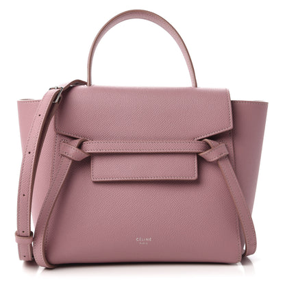 Celine Grained Calfskin Nano Belt Bag Antique Rose 1 of 9