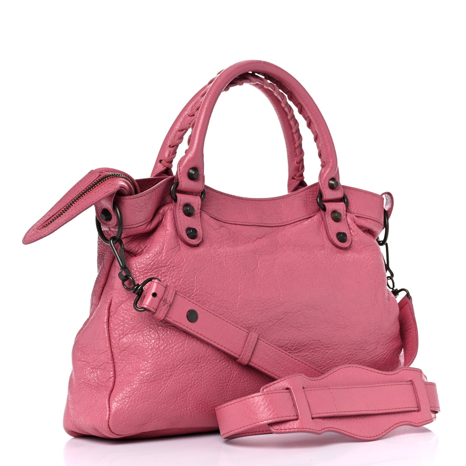 Balenciaga Agneau Classic Hardware Town Rose Hortensia 3 of 13