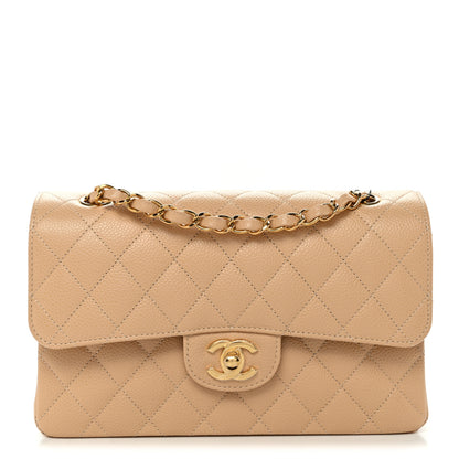 Chanel Caviar Quilted Small Double Flap Beige 1 of 11