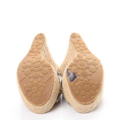 Jimmy Choo Python Phyllis Espadrille Wedges 36 Natural 7 of 14